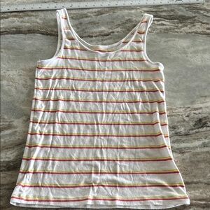 A New Day Cream Sleeveless Fitted Tank Top